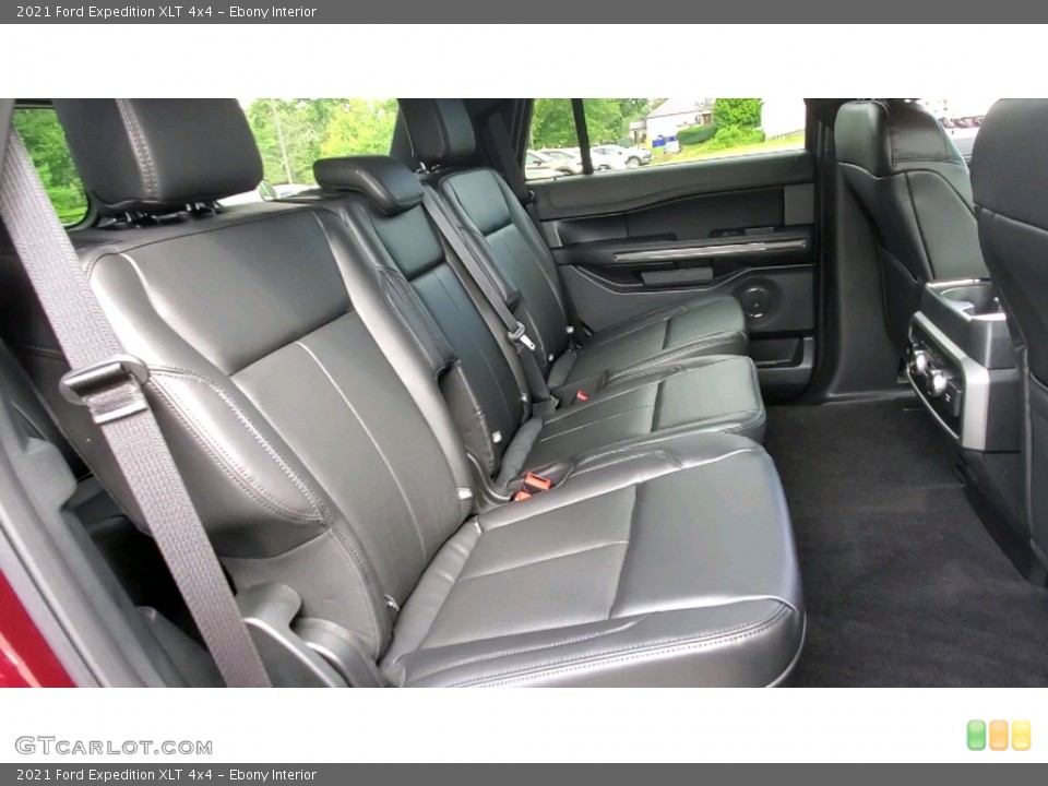 Ebony Interior Rear Seat for the 2021 Ford Expedition XLT 4x4 #142762130