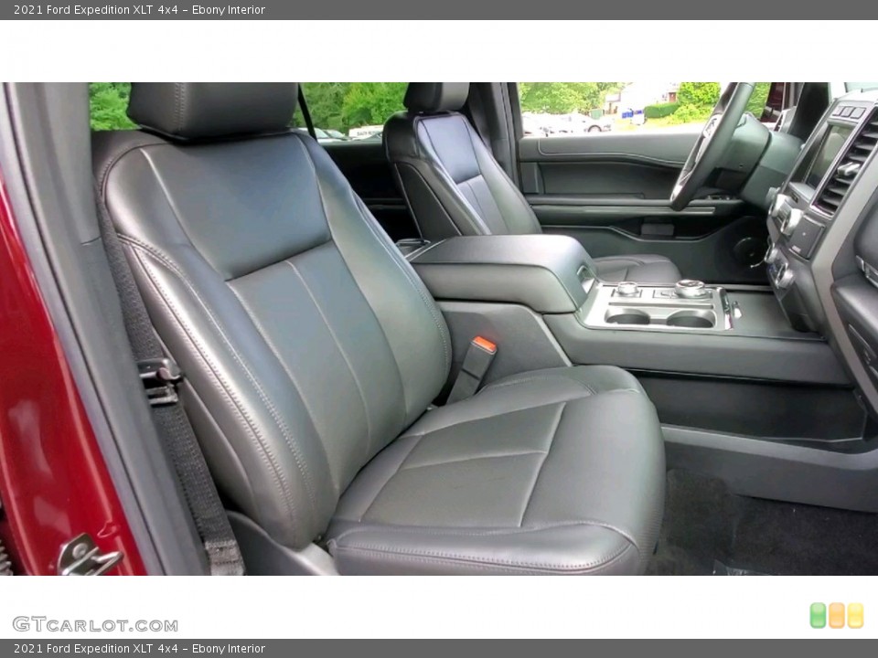 Ebony Interior Front Seat for the 2021 Ford Expedition XLT 4x4 #142762184
