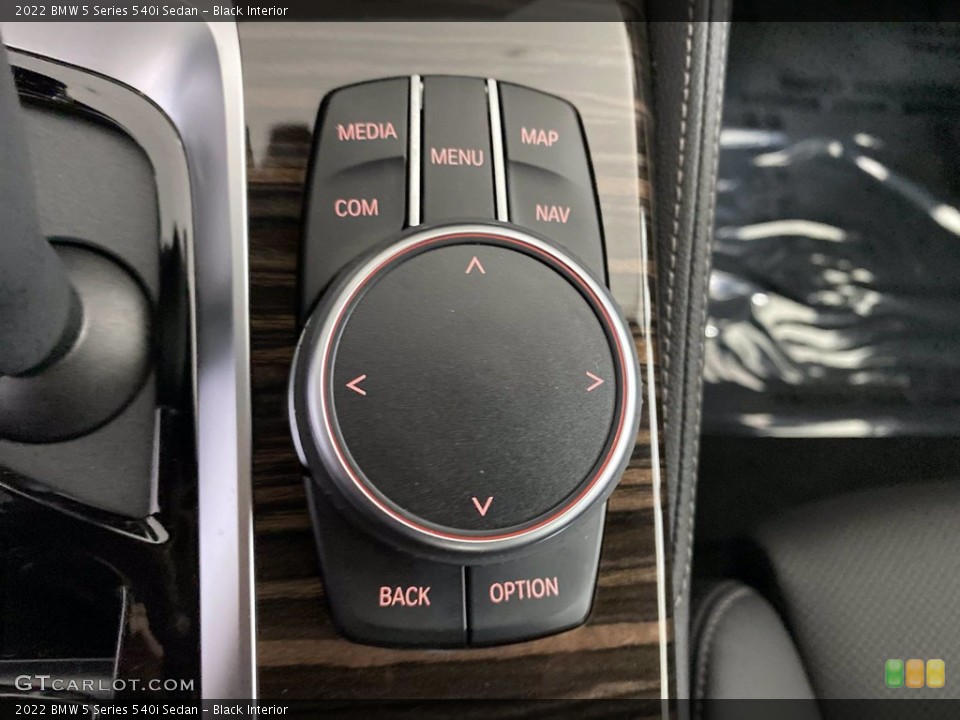 Black Interior Controls for the 2022 BMW 5 Series 540i Sedan #142762463