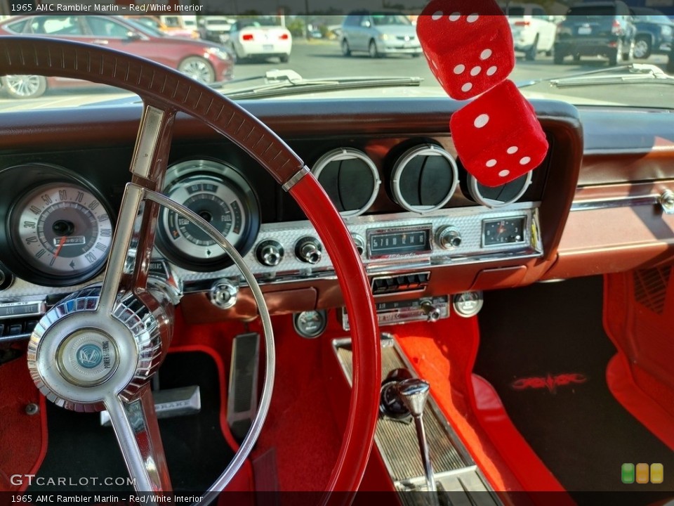 Red/White Interior Dashboard for the 1965 AMC Rambler Marlin #142762616