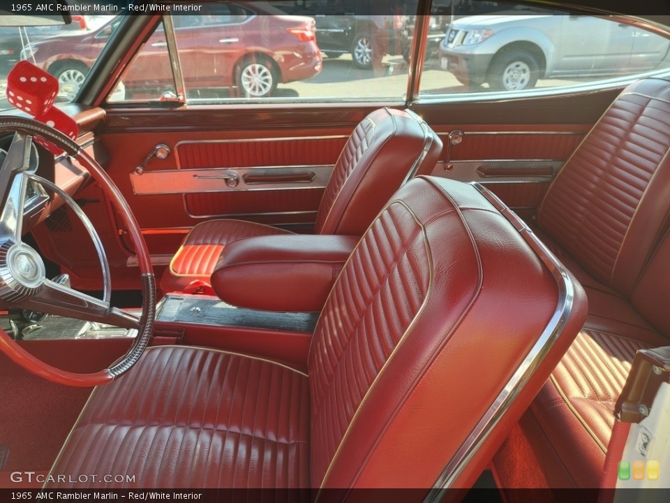Red/White 1965 AMC Rambler Interiors