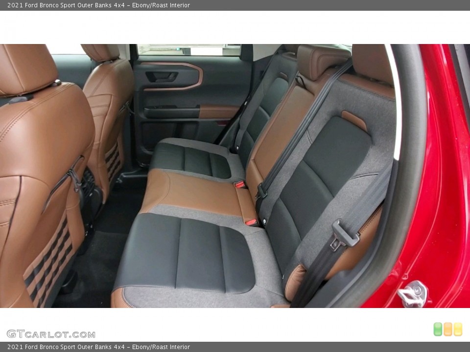 Ebony/Roast Interior Rear Seat for the 2021 Ford Bronco Sport Outer Banks 4x4 #142763247