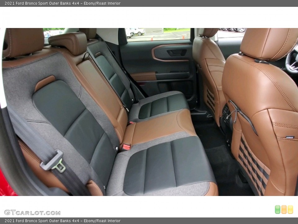 Ebony/Roast Interior Rear Seat for the 2021 Ford Bronco Sport Outer Banks 4x4 #142763358