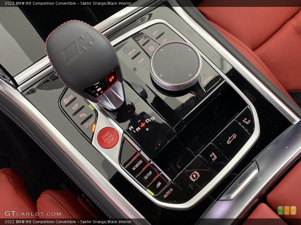 Sakhir Orange/Black Interior Transmission for the 2022 BMW M8 Competition Convertible #142763904