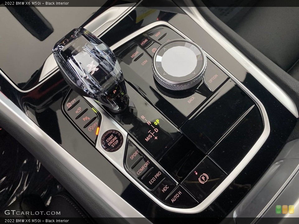 Black Interior Transmission for the 2022 BMW X6 M50i #142765467