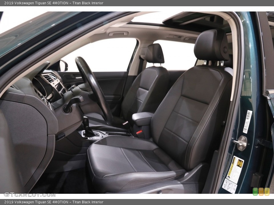 Titan Black Interior Front Seat for the 2019 Volkswagen Tiguan SE 4MOTION #142765650