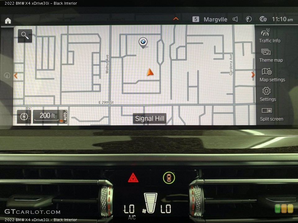 Black Interior Navigation for the 2022 BMW X4 xDrive30i #142766898