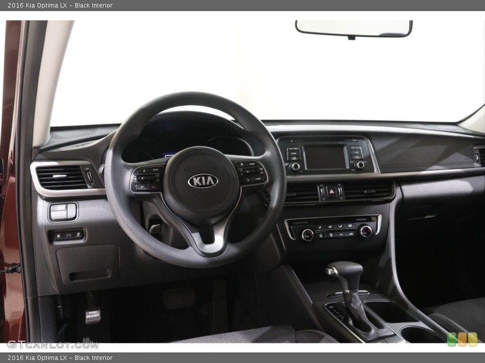 Black Interior Dashboard for the 2016 Kia Optima LX #142767678