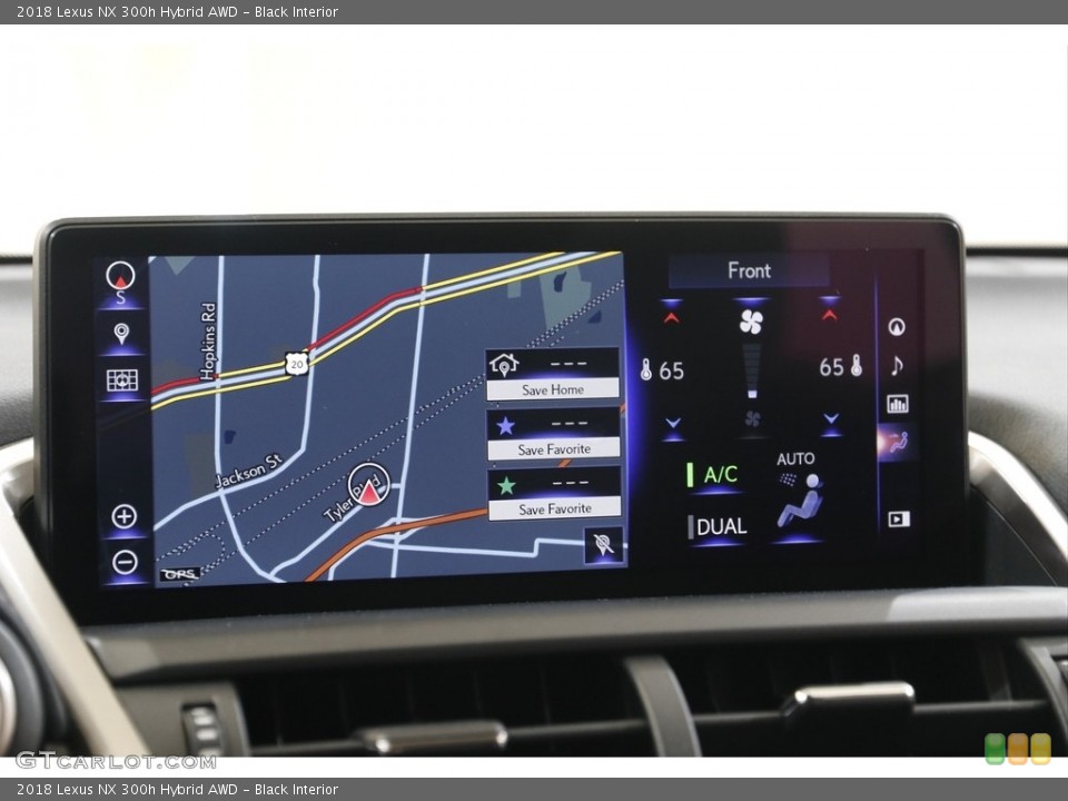 Black Interior Navigation for the 2018 Lexus NX 300h Hybrid AWD #142768227