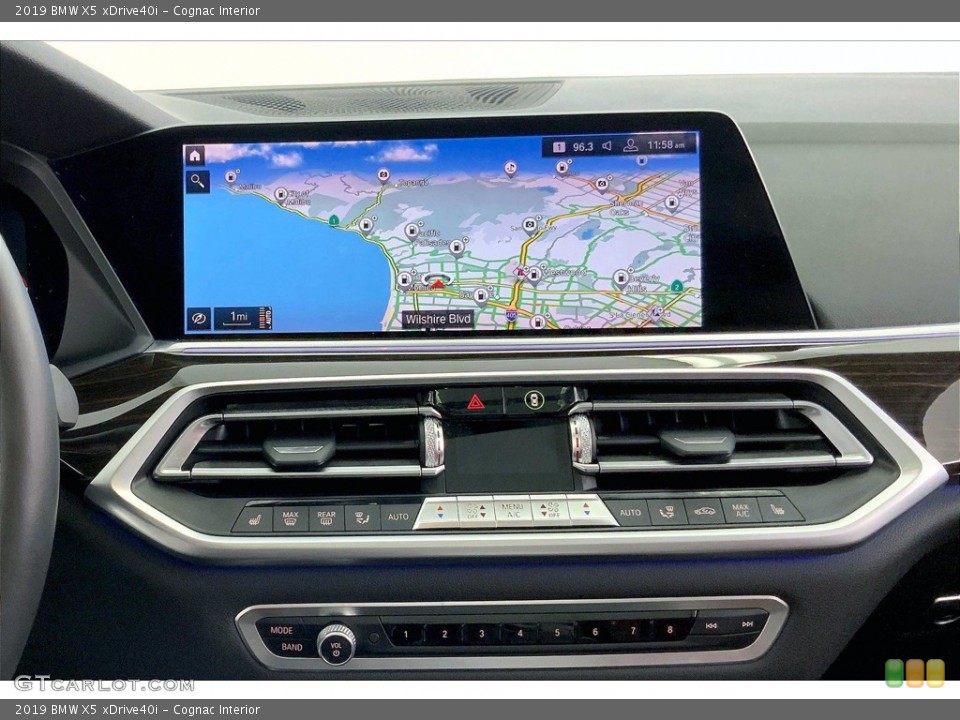 Cognac Interior Navigation for the 2019 BMW X5 xDrive40i #142770075