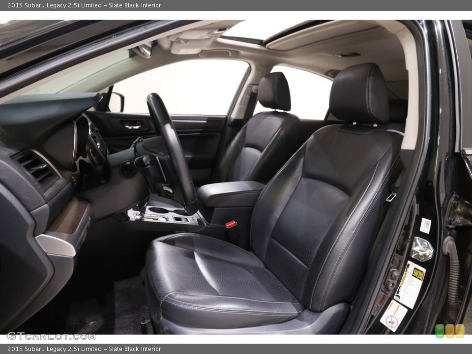 Slate Black Interior Front Seat for the 2015 Subaru Legacy 2.5i Limited #142771059