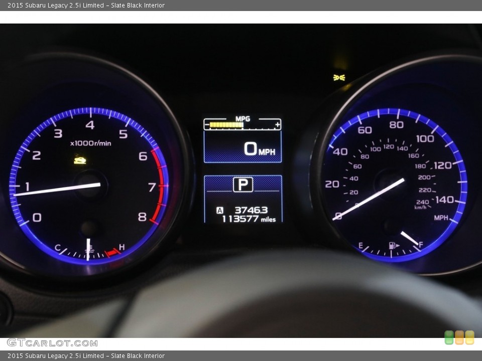 Slate Black Interior Gauges for the 2015 Subaru Legacy 2.5i Limited #142771113