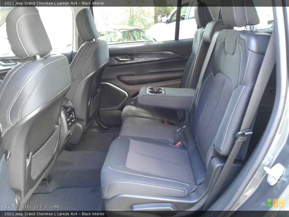 Black Interior Rear Seat for the 2021 Jeep Grand Cherokee L Laredo 4x4 #142771134