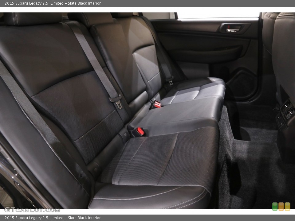 Slate Black Interior Rear Seat for the 2015 Subaru Legacy 2.5i Limited #142771281