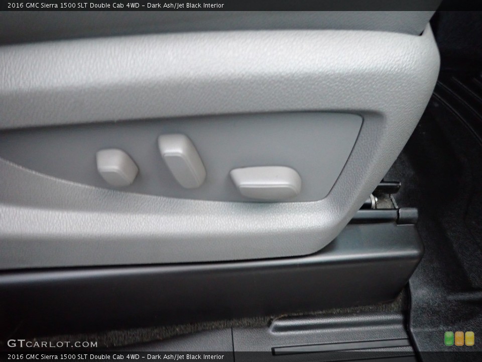 Dark Ash/Jet Black Interior Front Seat for the 2016 GMC Sierra 1500 SLT Double Cab 4WD #142772355