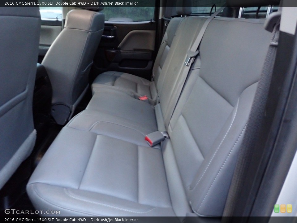 Dark Ash/Jet Black Interior Rear Seat for the 2016 GMC Sierra 1500 SLT Double Cab 4WD #142772526