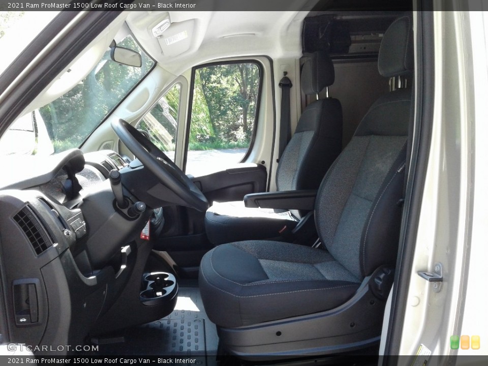 Black Interior Front Seat for the 2021 Ram ProMaster 1500 Low Roof Cargo Van #142775271