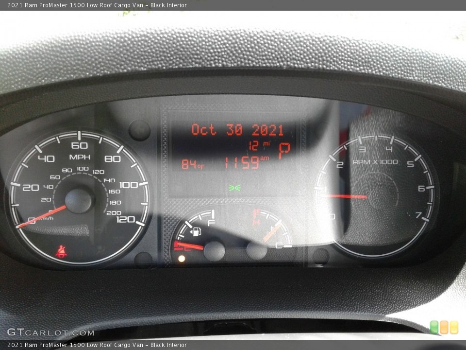 Black Interior Gauges for the 2021 Ram ProMaster 1500 Low Roof Cargo Van #142775487
