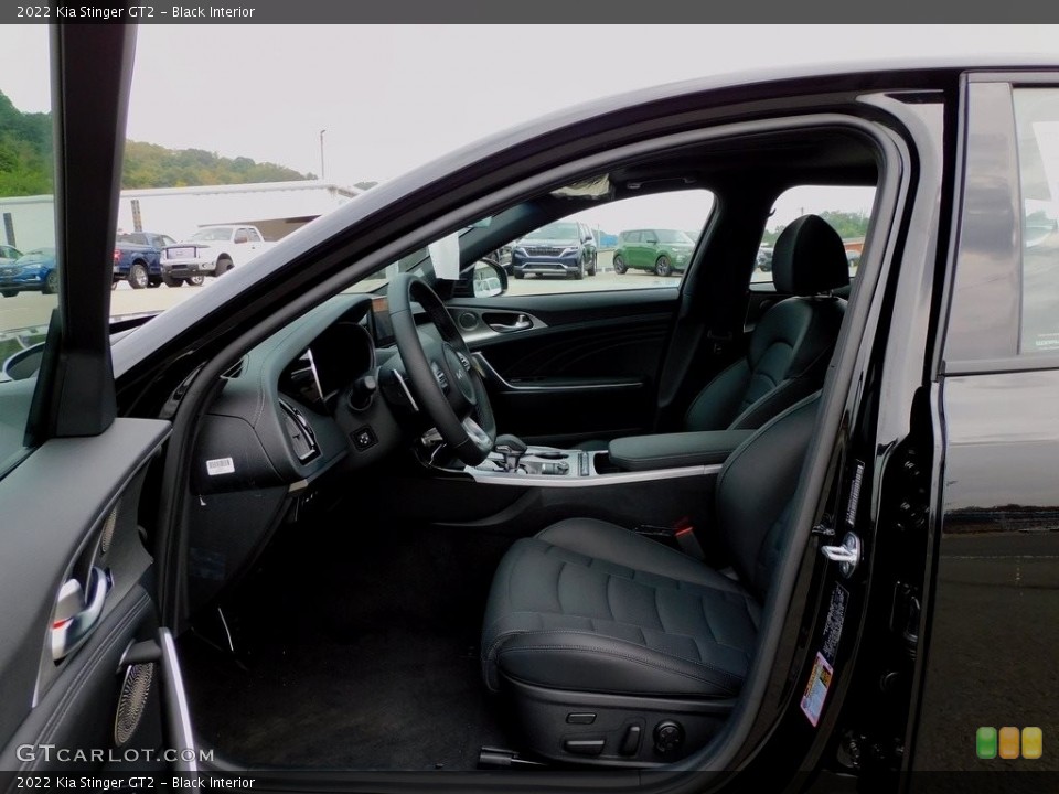 Black Interior Front Seat for the 2022 Kia Stinger GT2 #142775583