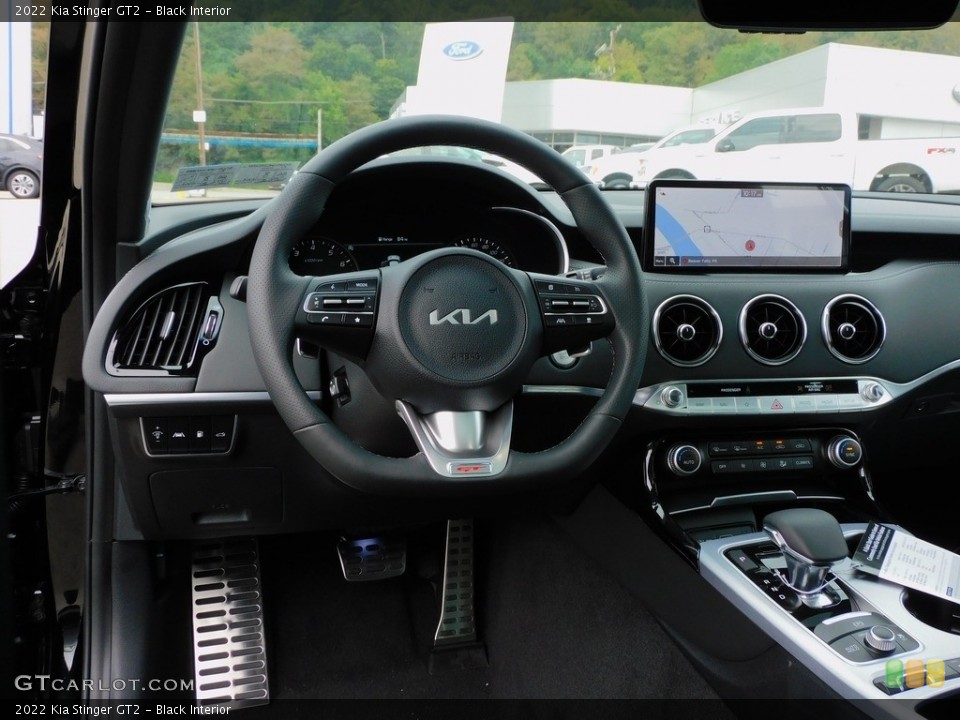 Black Interior Dashboard for the 2022 Kia Stinger GT2 #142775620