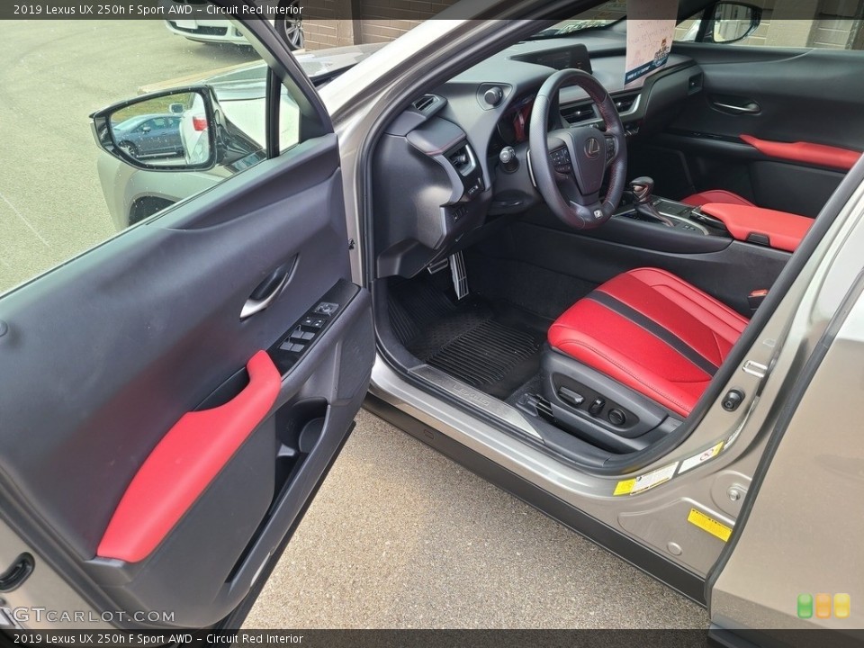 Circuit Red Interior Front Seat for the 2019 Lexus UX 250h F Sport AWD #142775733