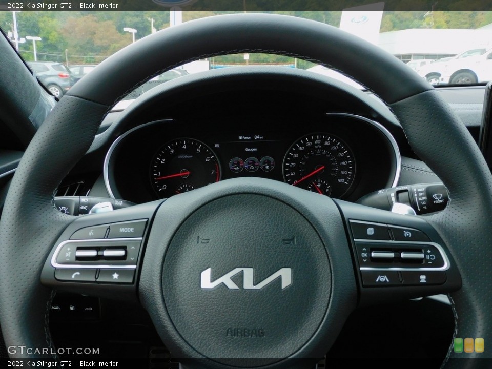 Black Interior Steering Wheel for the 2022 Kia Stinger GT2 #142775781