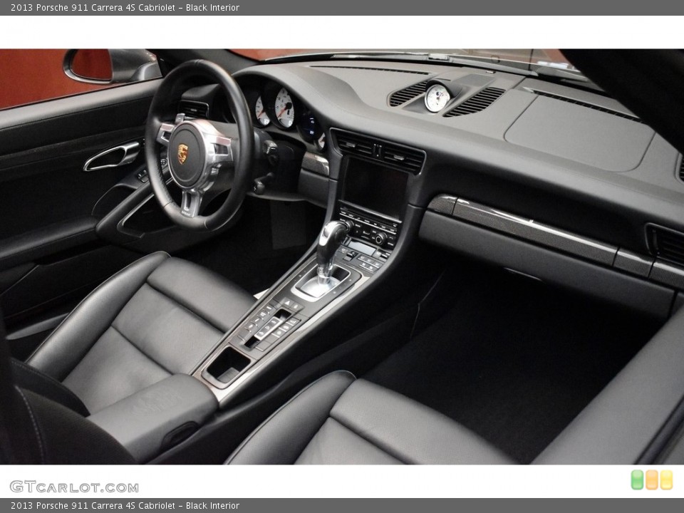 Black Interior Front Seat for the 2013 Porsche 911 Carrera 4S Cabriolet #142776645