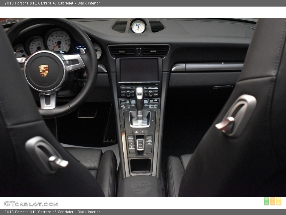Black Interior Dashboard for the 2013 Porsche 911 Carrera 4S Cabriolet #142776744