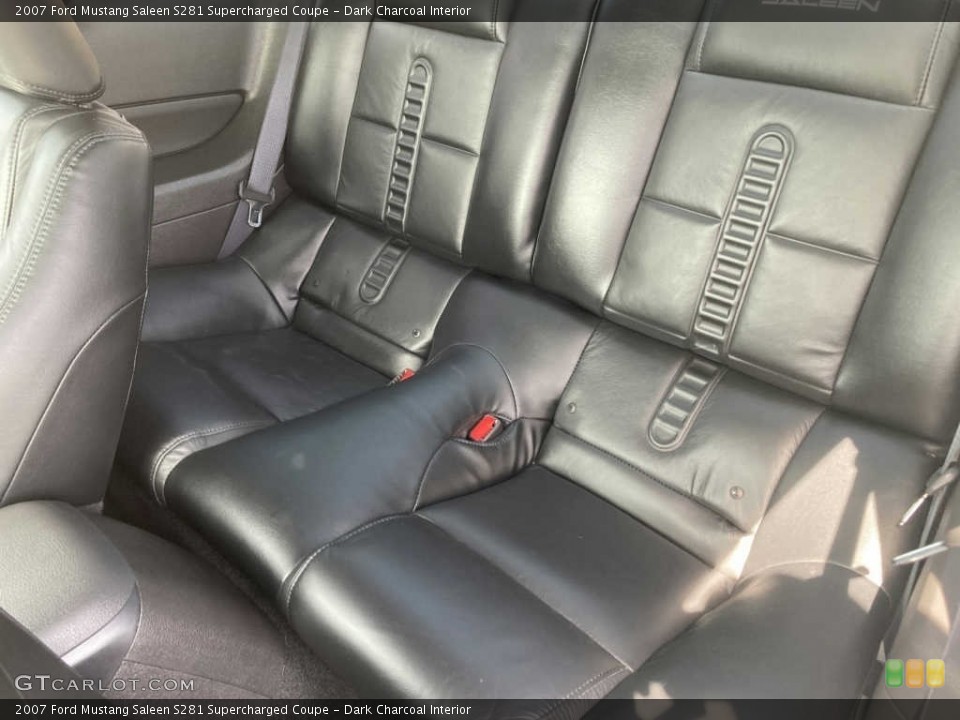 Dark Charcoal Interior Rear Seat for the 2007 Ford Mustang Saleen S281 Supercharged Coupe #142781190