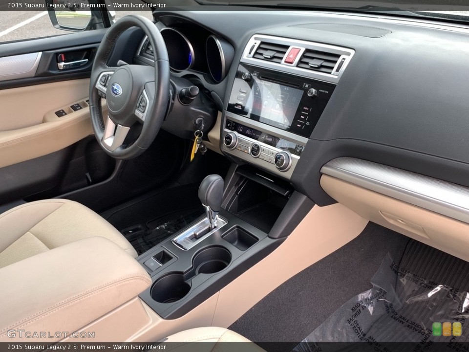 Warm Ivory Interior Dashboard for the 2015 Subaru Legacy 2.5i Premium #142781947