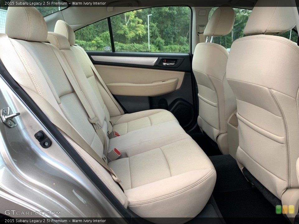 Warm Ivory Interior Rear Seat for the 2015 Subaru Legacy 2.5i Premium #142782040