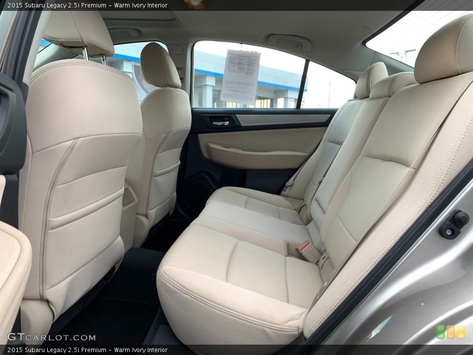 Warm Ivory Interior Rear Seat for the 2015 Subaru Legacy 2.5i Premium #142782097