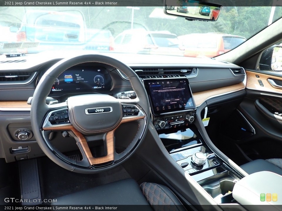 Black Interior Photo for the 2021 Jeep Grand Cherokee L Summit Reserve 4x4 #142782640