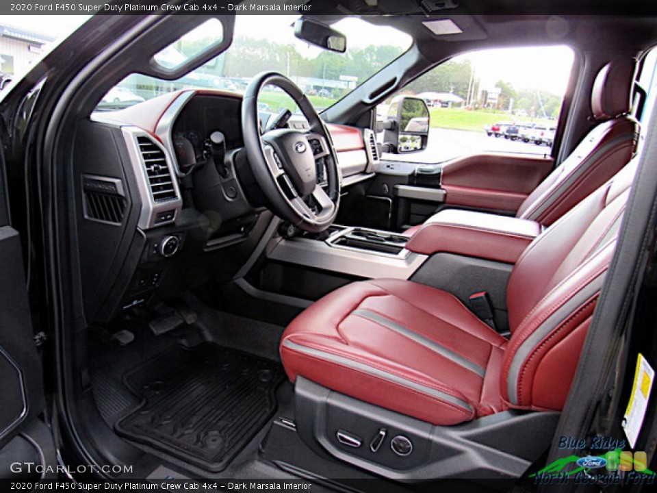 Dark Marsala Interior Photo for the 2020 Ford F450 Super Duty Platinum Crew Cab 4x4 #142784689