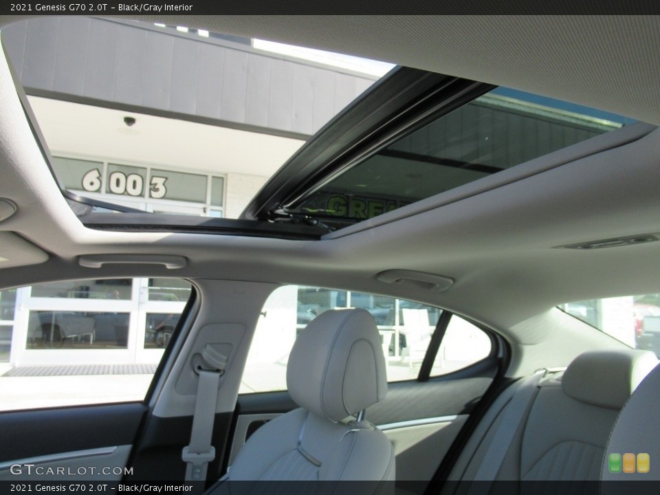 Black/Gray Interior Sunroof for the 2021 Genesis G70 2.0T #142784944
