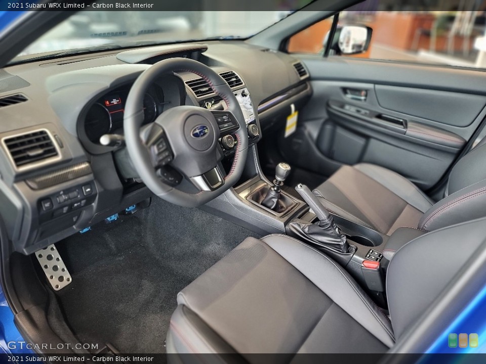 Carbon Black Interior Photo for the 2021 Subaru WRX Limited #142785097