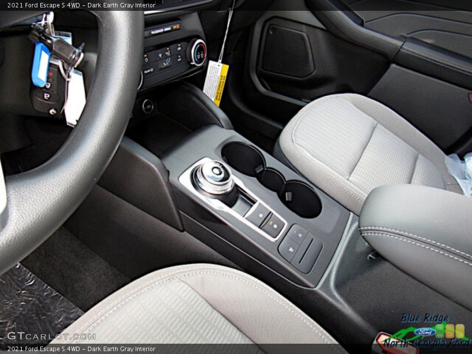Dark Earth Gray Interior Front Seat for the 2021 Ford Escape S 4WD #142787137
