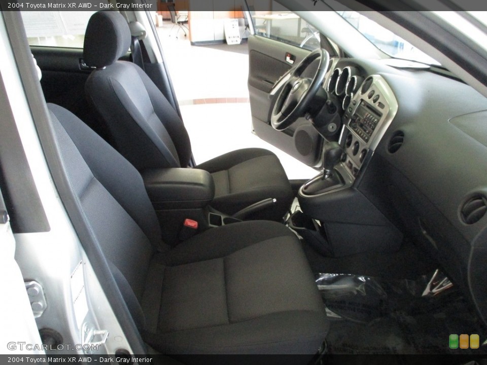 Dark Gray Interior Front Seat for the 2004 Toyota Matrix XR AWD #142788001