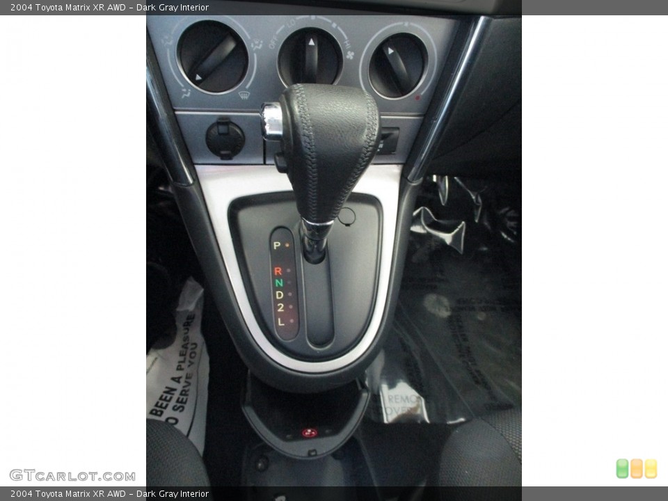 Dark Gray Interior Transmission for the 2004 Toyota Matrix XR AWD #142788187