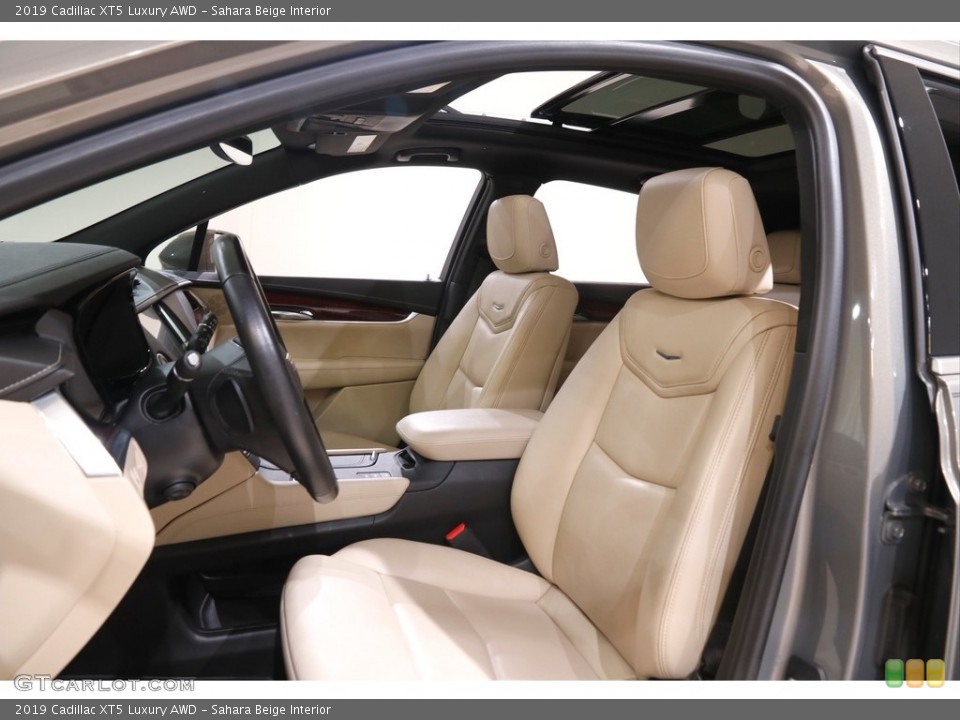 Sahara Beige Interior Front Seat for the 2019 Cadillac XT5 Luxury AWD #142789126