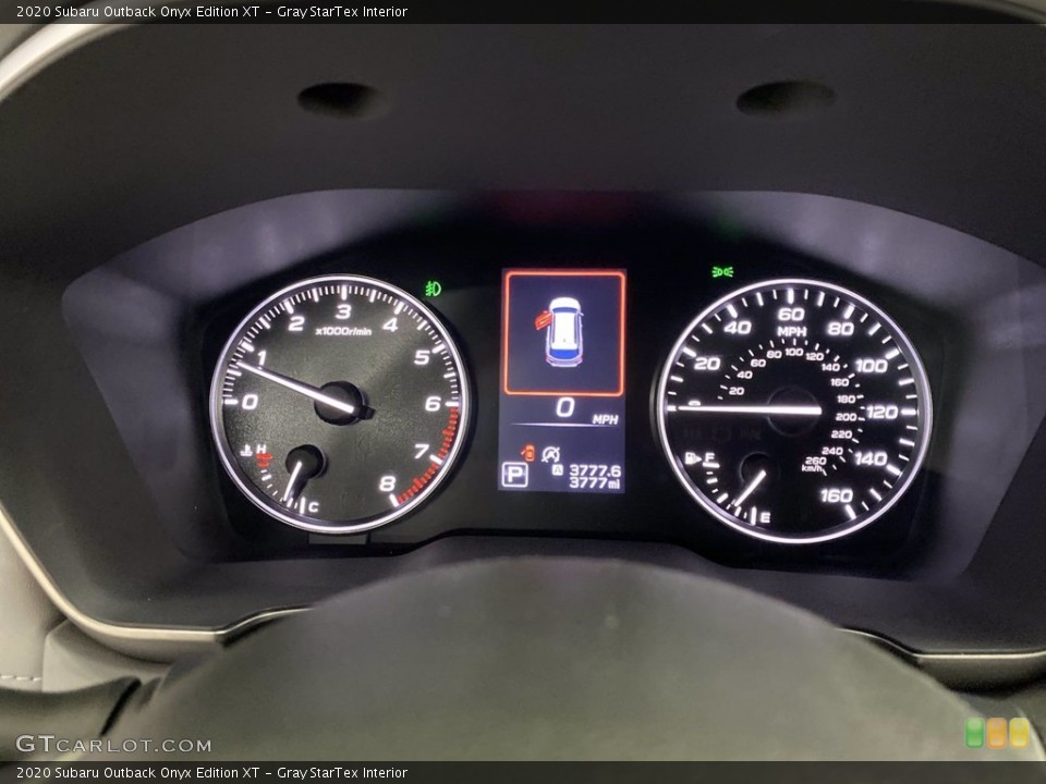 Gray StarTex Interior Gauges for the 2020 Subaru Outback Onyx Edition XT #142789823