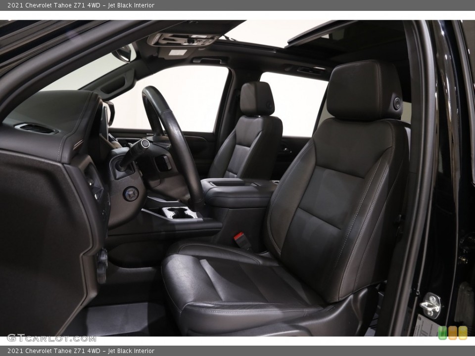 Jet Black Interior Front Seat for the 2021 Chevrolet Tahoe Z71 4WD #142790225