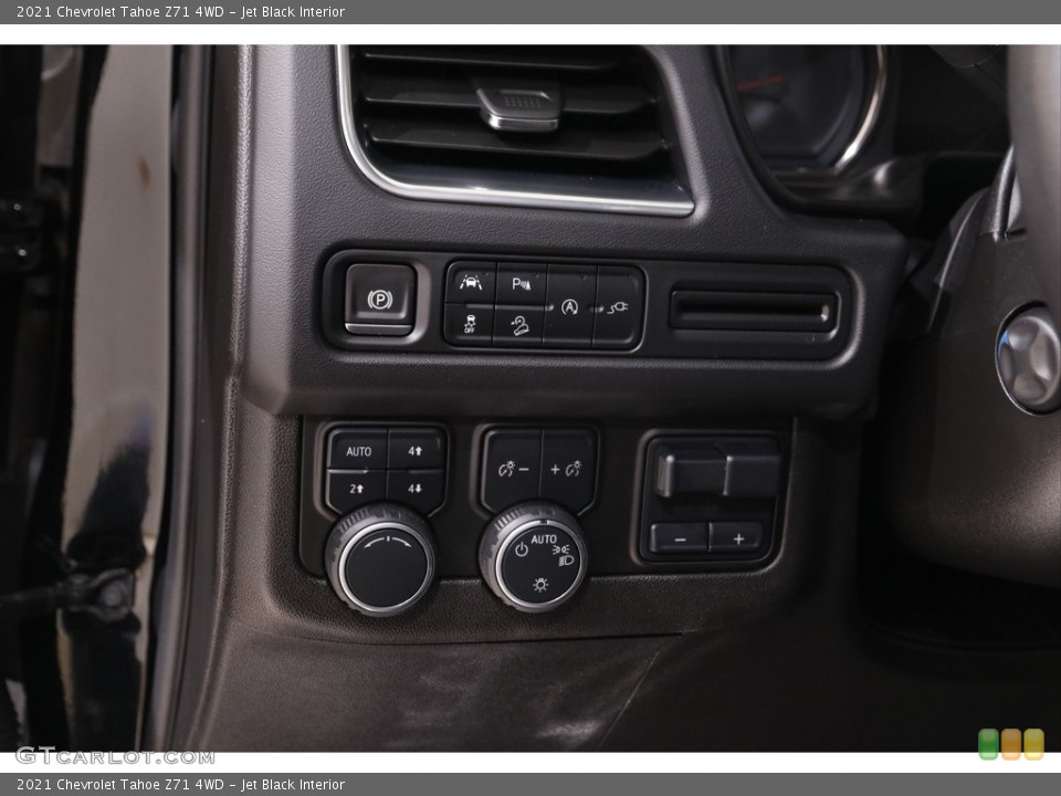 Jet Black Interior Controls for the 2021 Chevrolet Tahoe Z71 4WD #142790231