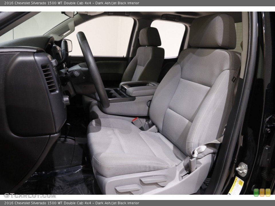 Dark Ash/Jet Black Interior Front Seat for the 2016 Chevrolet Silverado 1500 WT Double Cab 4x4 #142791317