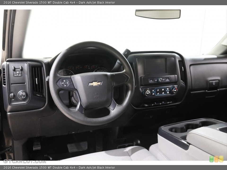Dark Ash/Jet Black Interior Dashboard for the 2016 Chevrolet Silverado 1500 WT Double Cab 4x4 #142791323