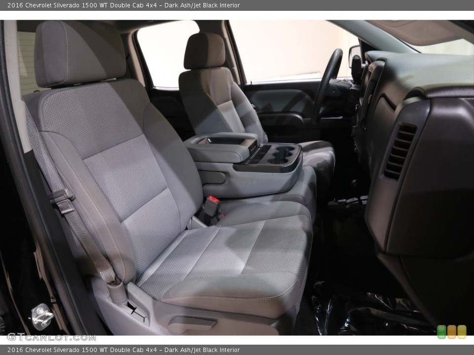 Dark Ash/Jet Black Interior Front Seat for the 2016 Chevrolet Silverado 1500 WT Double Cab 4x4 #142791377