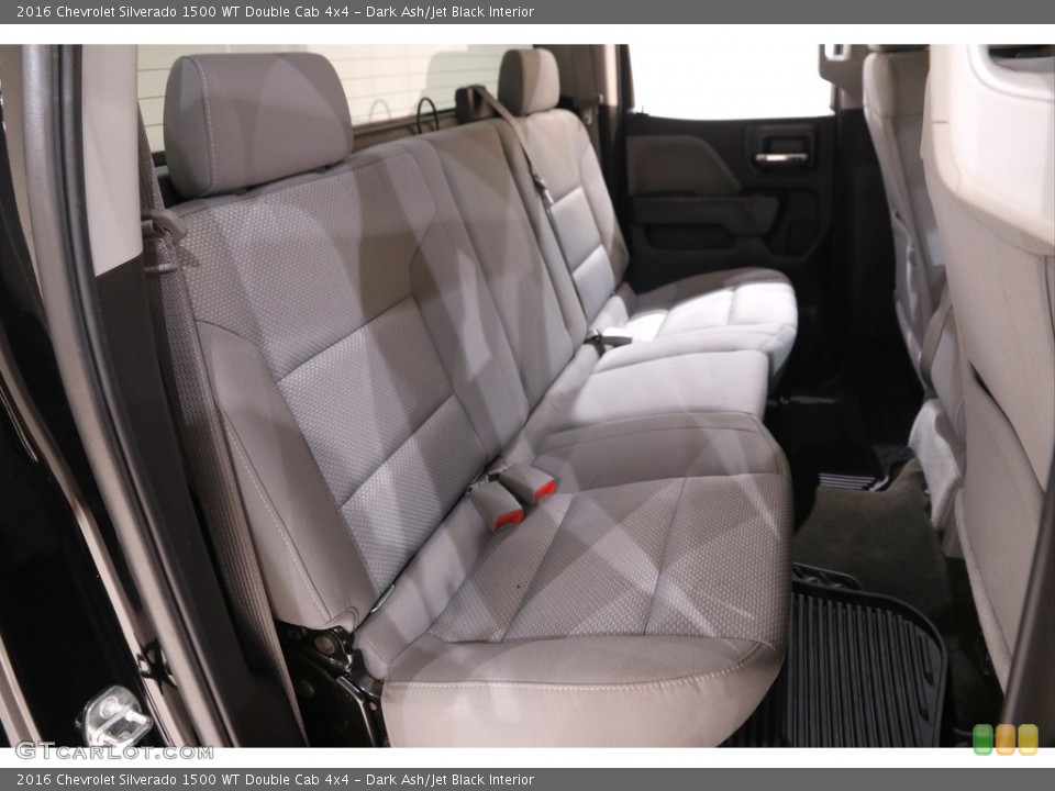 Dark Ash/Jet Black Interior Rear Seat for the 2016 Chevrolet Silverado 1500 WT Double Cab 4x4 #142791383