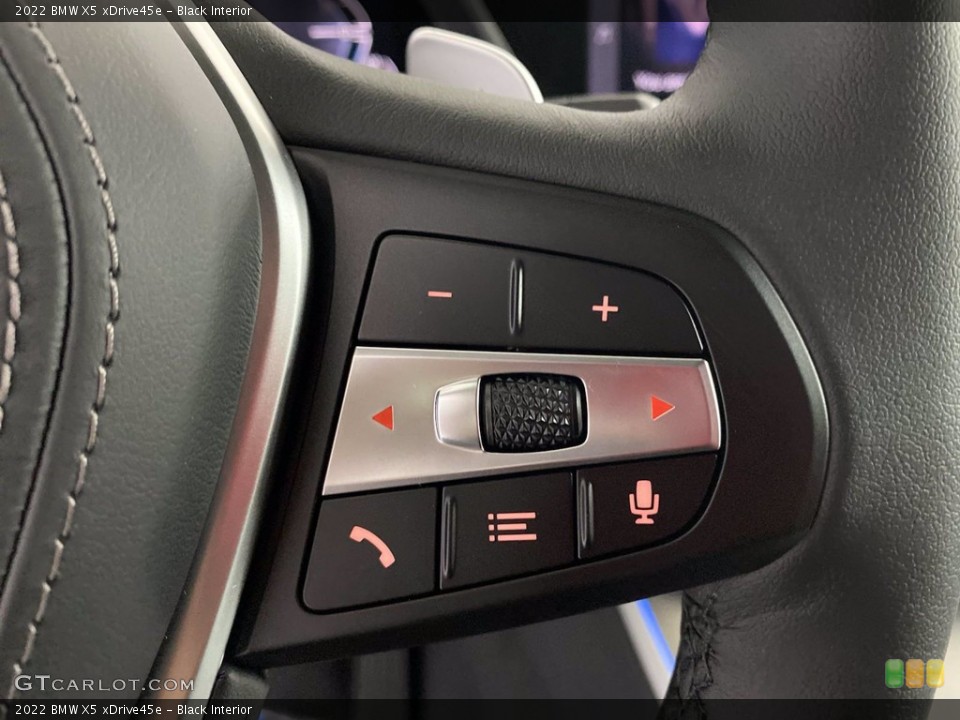 Black Interior Steering Wheel for the 2022 BMW X5 xDrive45e #142794314