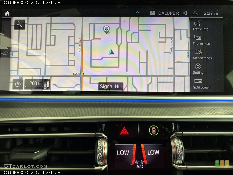 Black Interior Navigation for the 2022 BMW X5 xDrive45e #142794386