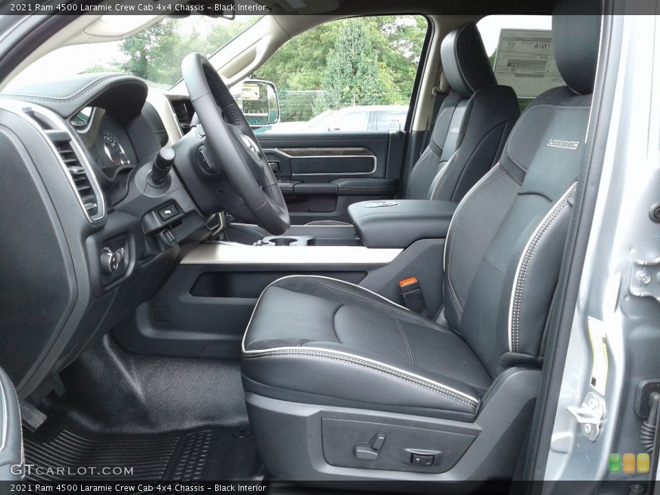 Black Interior Photo for the 2021 Ram 4500 Laramie Crew Cab 4x4 Chassis #142795190